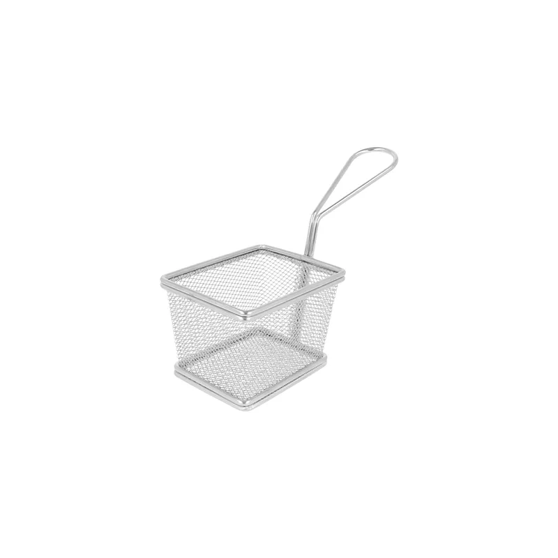 MINI FRITEUSES 1 PORTION ARTINOX  10x7,8x7 CM ARGENTE INOX (6 UNITÉ)