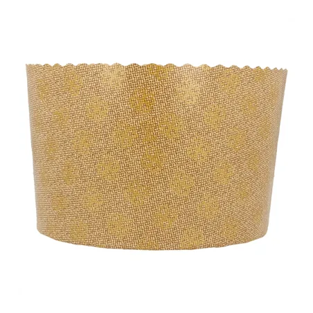 MOULES CUISSON PANETTONE  145 G/M2 Ø 13,4x9,5 CM MARRON CELLULOSE (660 UNITÉ)