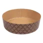 MOULES CUISSON PANETTONE BAS 140 G/M2 Ø 18,5x6 CM MARRON CELLULOSE (390 UNITÉ) MOULES CUISSON PANETTONE BAS