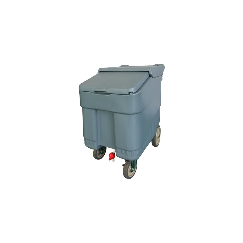 CHARIOT POUR GLAÇONS 125 L 76x86x53 CM GRIS PLASTIQUE (1 UNITÉ) CHARIOT POUR GLAÇONS 125 L 76x86x53 CM GRIS PLASTIQUE (1 UNITÉ)