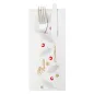 SACHET POUR COUVERTS + SERV.BLANCHE