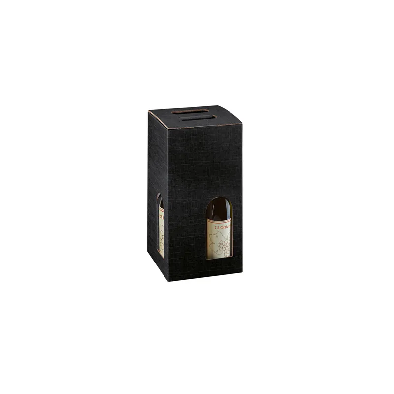20 U. BOÎTES 4 BOUTEILLES 18x18x34 CM NOIR CARTON (1 UNITÉ) 20 U. BOÎTES 4 BOUTEILLES 18x18x34 CM NOIR CARTON (1 UNITÉ)