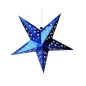 ETOILES À PENDRE Ø 30 CM BLEU PAPIER (10 UNITÉ) ETOILES À PENDRE