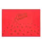 SET DE TABLE 'MERRY CHRISTMAS' 55 G/M2 30x40 CM ROUGE AIRLAID (800 UNITÉ) SET DE TABLE