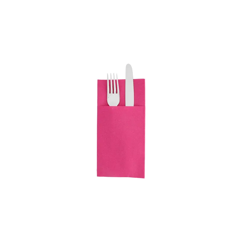 SERVIETTES KANGOUROU  55 G/M2 40x40 CM FUCHSIA AIRLAID (700 UNITÉ)