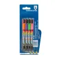 4 U. FEUTRES FLUORESCENTS FINS