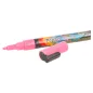4 U. FEUTRES FLUORESCENTS FINS