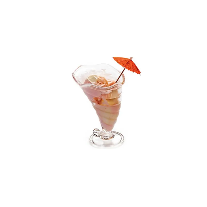 COUPES À GLACE  390 ML Ø 12,3/8,3x17,6 CM TRANSPARENT POLYCARBONATE (24 UNITÉ)
