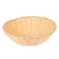 CORBEILLES SIMILAIRE OSIER RONDES Ø 25x7 CM NATUREL PP (12 UNITÉ) CORBEILLES SIMILAIRE OSIER RONDES