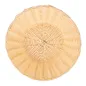 CORBEILLES SIMILAIRE OSIER RONDES Ø 25x7 CM NATUREL PP (12 UNITÉ) CORBEILLES SIMILAIRE OSIER RONDES