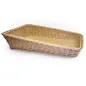 CORBEILLE SIMIL OSIER INCLINÉE 45x30x4/10 CM NATUREL PP (1 UNITÉ) CORBEILLE SIMIL OSIER INCLINÉE