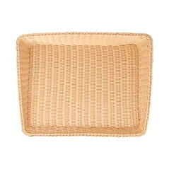 PANIER SIMILI OSIER RECTANGULAIRE