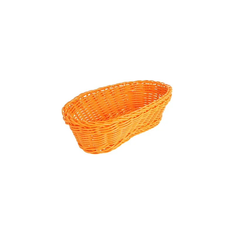 CORBEILLES SIMILAIRE OSIER ALLONGÉES 23x9x8 CM ORANGE PP (12 UNITÉ) CORBEILLES SIMILAIRE OSIER ALLONGÉES 23x9x8 CM ORANGE PP (12 UNITÉ)
