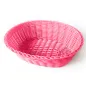 CORBEILLES SIMILAIRE OSIER OVALES 23x17x8 CM FUCHSIA PP (12 UNITÉ) CORBEILLES SIMILAIRE OSIER OVALES