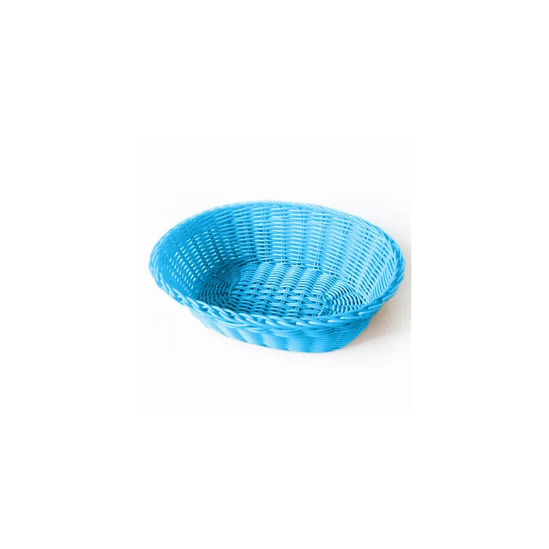CORBEILLES SIMILAIRE OSIER OVALES 23x17x8 CM BLEU TURQUOISE PP (12 UNITÉ) CORBEILLES SIMILAIRE OSIER OVALES 23x17x8 CM BLEU TURQUOISE PP (12 UNITÉ)