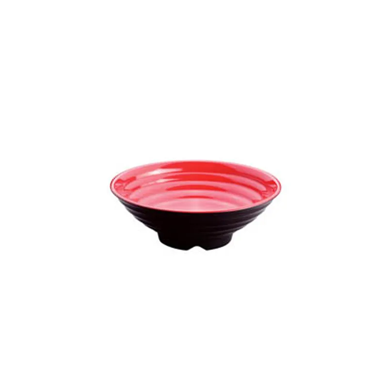 BOLS NOIR/ROUGE ASAMI WARE 2800 ML Ø 29,2x10 CM MÉLAMINE (12 UNITÉ)