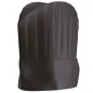 TOQUES DE CHEF À CALOTTE ARRONDIE 25 CM NOIR AIRLAID (10 UNITÉ) TOQUES DE CHEF À CALOTTE ARRONDIE