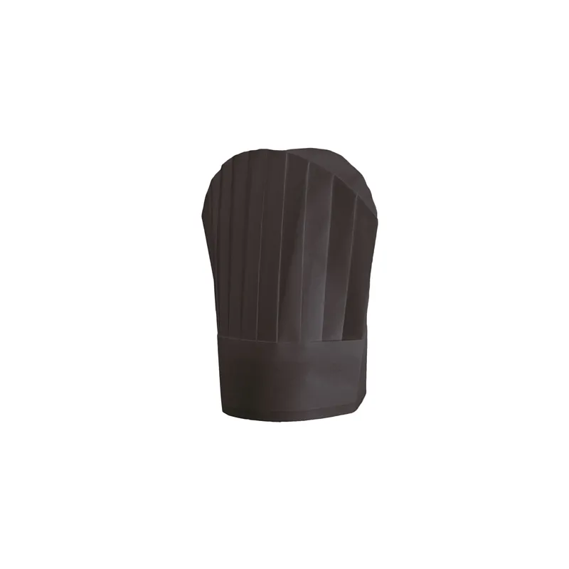 TOQUES DE CHEF À CALOTTE ARRONDIE 30 CM NOIR AIRLAID (10 UNITÉ) TOQUES DE CHEF À CALOTTE ARRONDIE 30 CM NOIR AIRLAID (10 UNITÉ)