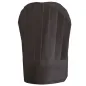 TOQUES DE CHEF À CALOTTE ARRONDIE 30 CM NOIR AIRLAID (10 UNITÉ) TOQUES DE CHEF À CALOTTE ARRONDIE