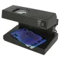 EURODÉTECTEUR FAUX BILLETS AC220-240V 18,5x12 CM NOIR PLASTIQUE (1 UNITÉ) EURODÉTECTEUR FAUX BILLETS AC220-240V