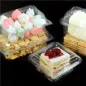 RÉCIPIENTS PÂTISSERIES + COUVERCLE 500 ML 11,5x15,3x9 CM TRANSPARENT RPET (800 UNITÉ) RÉCIPIENTS PÂTISSERIES + COUVERCLE