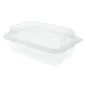 RÉCIPIENTS PÂTISSERIES + COUVERCLE 1 L 14,2x20,7x7,8 CM TRANSPARENT RPET (400 UNITÉ) RÉCIPIENTS PÂTISSERIES + COUVERCLE