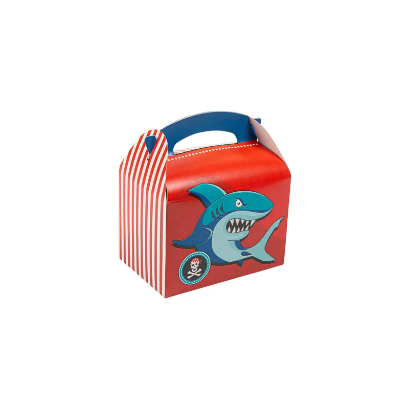 BOÎTES MENU ENFANT PIRATE 'PIRATAS' 320 G/M2 15,50x10,50x17,50 CM QUADRICHROMIE CARTON (300 UNITÉ)