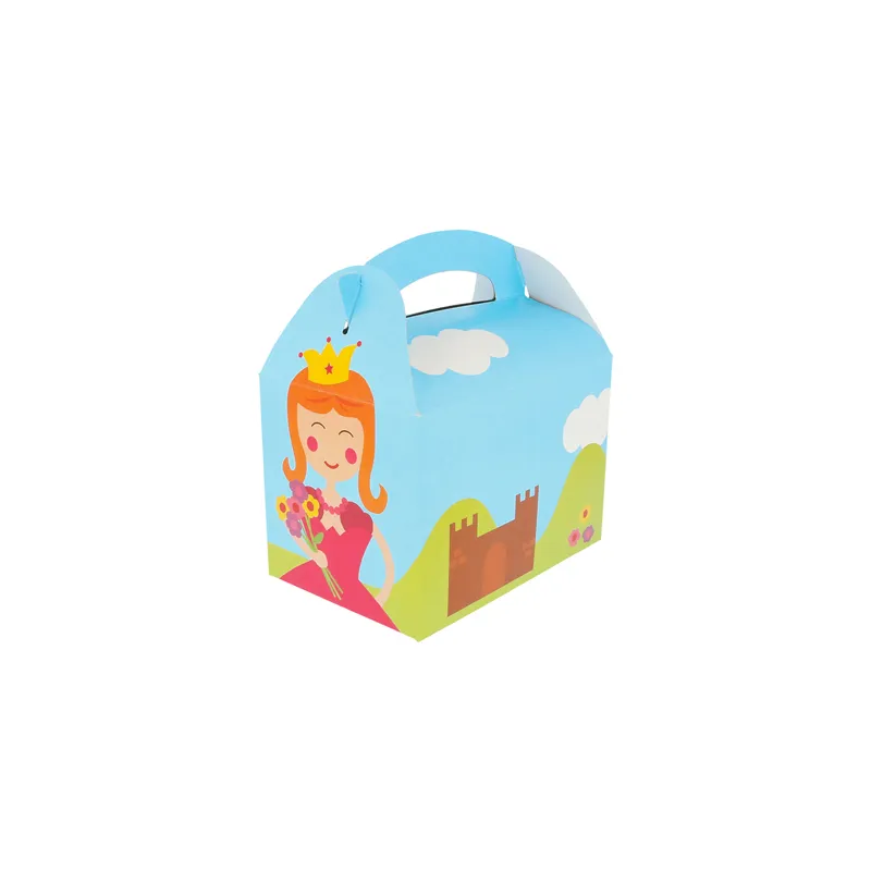 BOÎTES MENU ENFANT CHÂTEAU 'CASTILLO' 320 G/M2 15,50x10,50x17,50 CM QUADRICHROMIE CARTON (300 UNITÉ)
