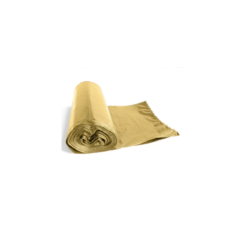 25 U. SACS POUBELLE  15µ 50x55 CM CREME HDPE (80 UNITÉ)