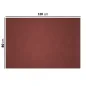 NAPPES PLIAGE M 48 G/M2 80x120 CM BORDEAUX CELLULOSE (200 UNITÉ) NAPPES PLIAGE M