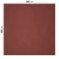 NAPPES PLIAGE M 48 G/M2 120x120 CM BORDEAUX CELLULOSE (200 UNITÉ)