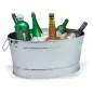 SEAU GRAND OVALE ARTINOX 52x36x24,5 CM ARGENTE INOX (1 UNITÉ) SEAU GRAND OVALE