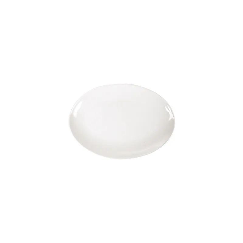 ASSIETTES OVALES ASAMI WARE  25,5x18 CM IVOIRE MÉLAMINE (15 UNITÉ)