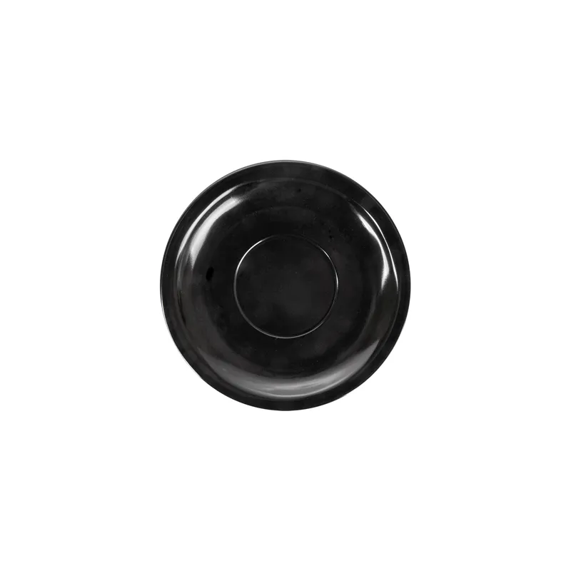 SOUCOUPES CAFÉ ASAMI WARE  Ø 13,8 CM NOIR MÉLAMINE (12 UNITÉ)