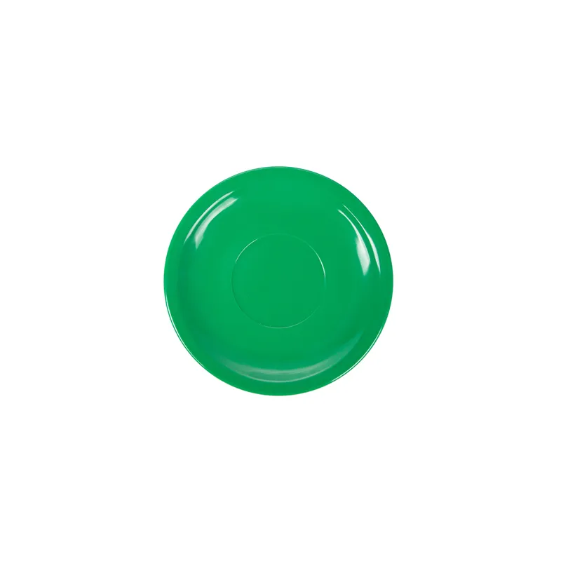 SOUCOUPES CAFÉ   Ø 13,8 CM VERT MÉLAMINE (12 UNITÉ)