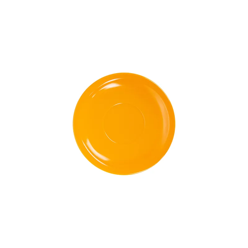 SOUCOUPES CAFÉ   Ø 13,8 CM JAUNE MÉLAMINE (12 UNITÉ)