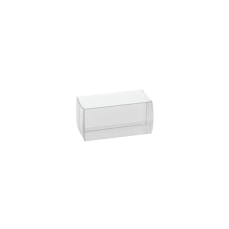 BOÎTES MACARONS   8x5x5 CM TRANSPARENT PET (200 UNITÉ)