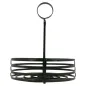 BASKET CONDIMENTS Ø 20x20 CM NOIR ACIER (1 UNITÉ) BASKET CONDIMENTS