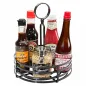 BASKET CONDIMENTS Ø 20x20 CM NOIR ACIER (1 UNITÉ) BASKET CONDIMENTS