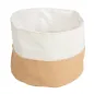 CORBEILLES PAIN CRÈME/MARRON Ø 19x10 CM COTON (12 UNITÉ) CORBEILLES PAIN CRÈME/MARRON