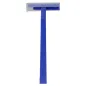 RASOIRS EN VRAC DOUBLE LAME 10 CM BLEU HDPE (100 UNITÉ) RASOIRS EN VRAC DOUBLE LAME