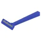 RASOIRS EN VRAC DOUBLE LAME 10 CM BLEU HDPE (100 UNITÉ) RASOIRS EN VRAC DOUBLE LAME