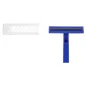 RASOIRS EN VRAC DOUBLE LAME 10 CM BLEU HDPE (100 UNITÉ) RASOIRS EN VRAC DOUBLE LAME
