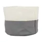 CORBEILLES PAIN CRÈME/GRIS Ø 19x10 CM COTON (12 UNITÉ) CORBEILLES PAIN CRÈME/GRIS