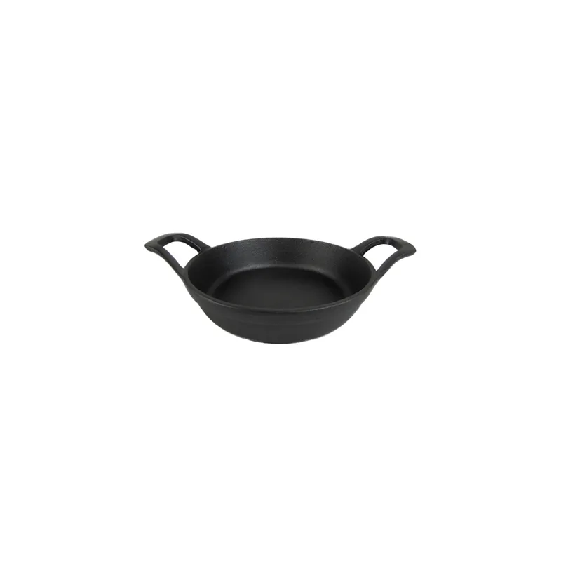 CASSEROLE RONDE  500 ml Ø 16(22,3)x3,7 CM NOIR FER (8 UNITÉ)