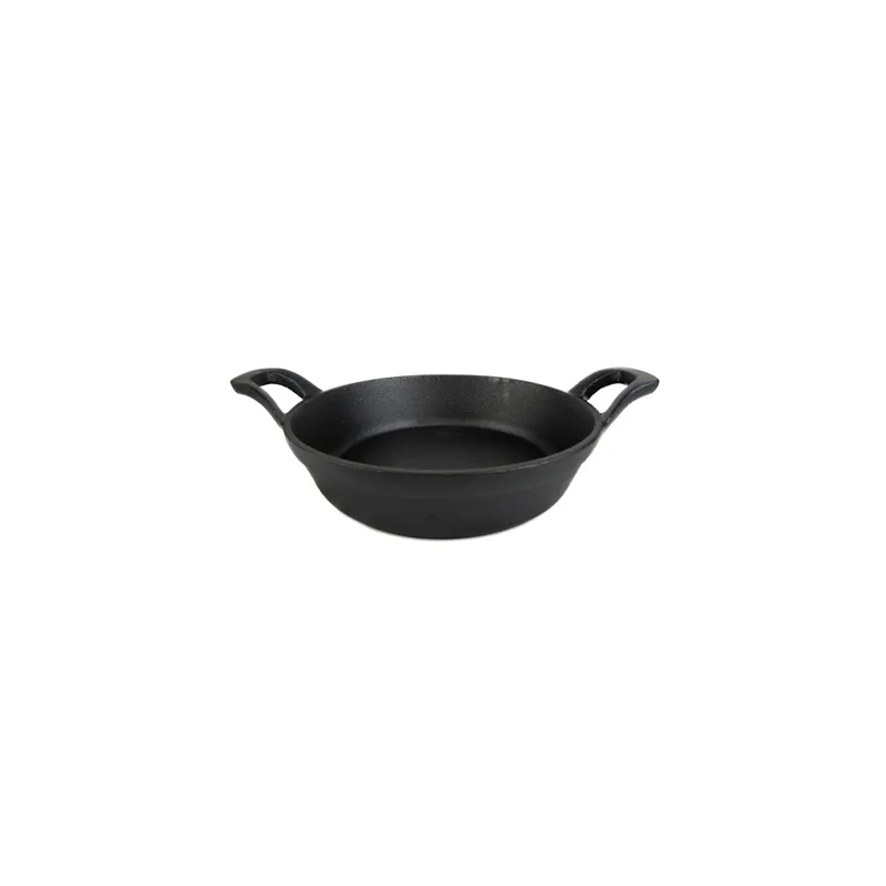 CASSEROLE RONDE  750 ml Ø 18(24,4)x4,3 CM NOIR FER (8 UNITÉ)