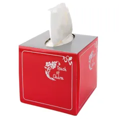 100 U. MOUCHOIRS 2 PLIS "CUBE"