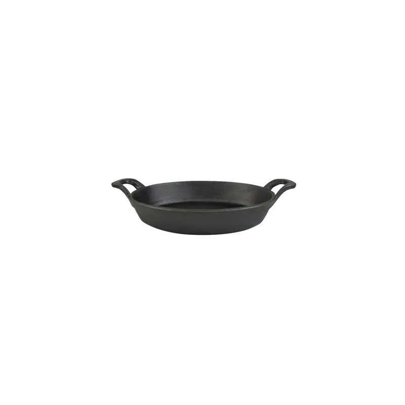 CASSEROLE OVALE  1000 ML 24(30)x17x4,6 CM NOIR FER (8 UNITÉ)