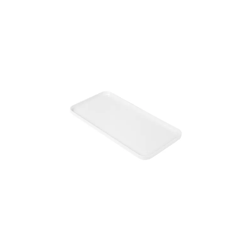 PLATEAUX PRODUITS D'ACCUEIL   23x11,5 CM BLANC PS (10 UNITÉ)
