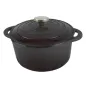 COCOTTE RONDE AVEC COUVERCLE 1500 ML Ø 18(22,7)x9 CM NOIR FER (6 UNITÉ) COCOTTE RONDE AVEC COUVERCLE